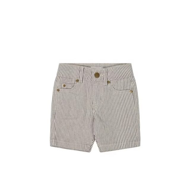 Custom Striped Denim Shorts For Kids - Image 5