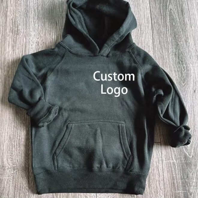 Custom logo 100% Cotton baby boys hoodies & sweatshirts - Image 4
