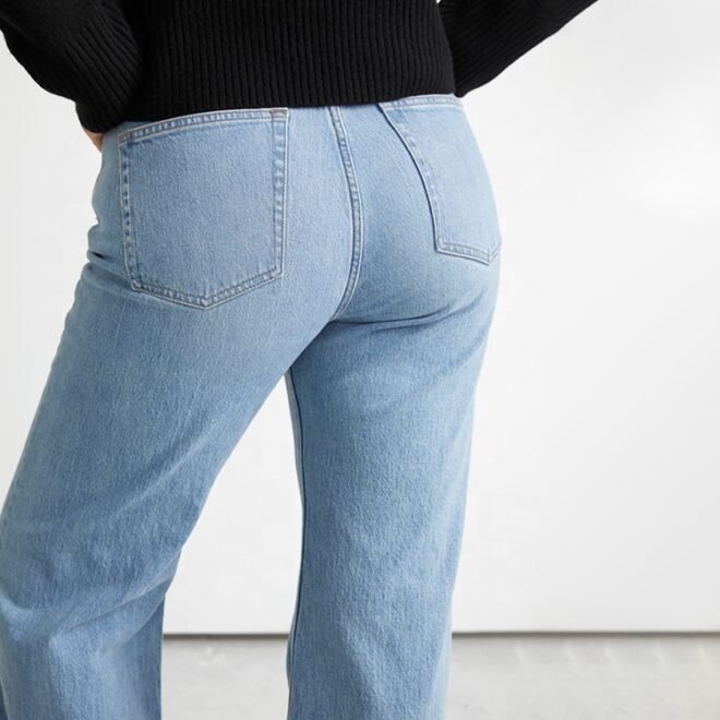 Custom High Quality Plus Size Women' s Jeans - Image 3