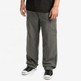 New Design Straight Casual Skate Pants For Men Regular Fit Resilient Ripstop Fabric Men Cargo Pants