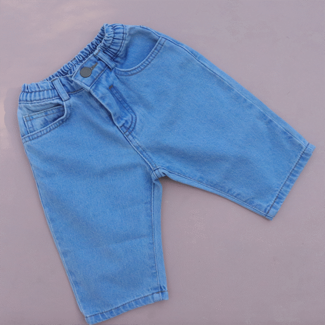 Custom Loose Fit  Denim Jeans For Toddler Boys - Image 5