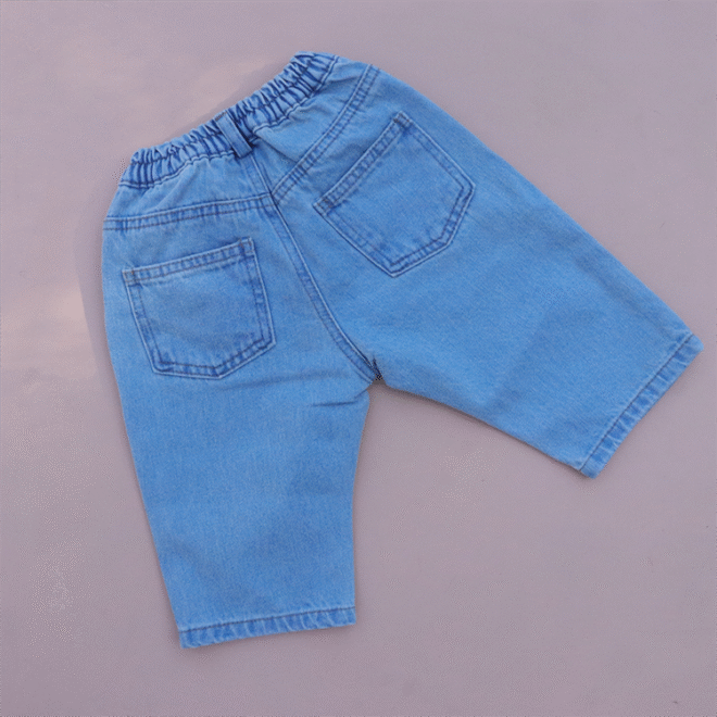 Custom Loose Fit  Denim Jeans For Toddler Boys - Image 6