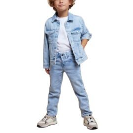 Factory Supply Custom Kids Denim Jacket Fashion Boutique Denim Jacket For Boys