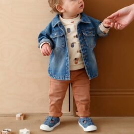 Custom Design New Products China Factory Price Baby Denim Jacket