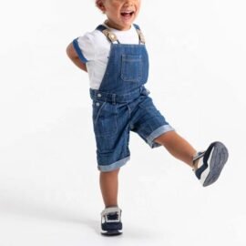 Wholesale Toddler Boys Denim Short Overalls Fashionable Design Child Denim Overall