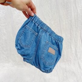 High Quality Custom Summer Soft Stylish short with Elastic Waist Unisex Denim Shorts For Toddler Boys