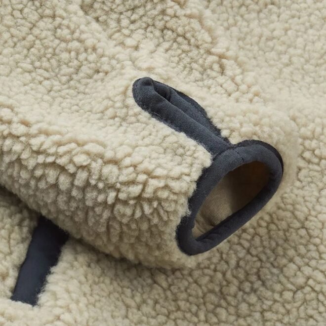 Custom baby thick coat fashionable polar fleece warm kids clothes - Image 2