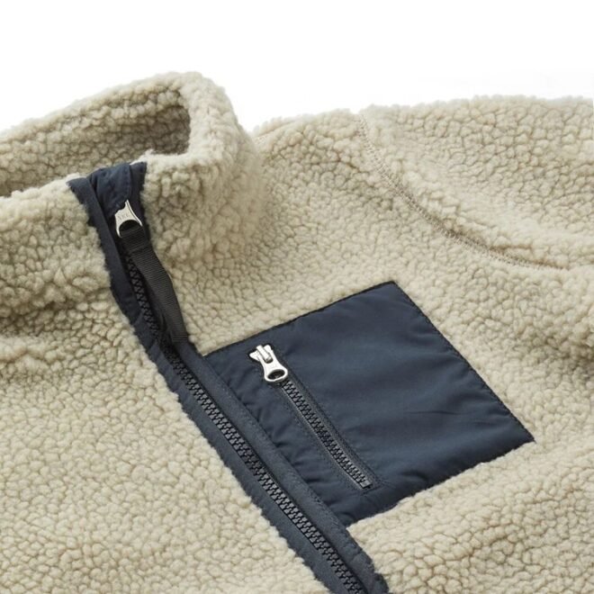 Custom baby thick coat fashionable polar fleece warm kids clothes - Image 6