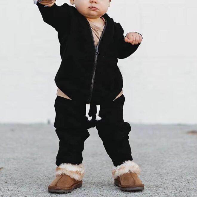 Children's Clothing Factory Custom100% Cotton Hooded Sweatshirt - Image 4