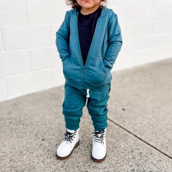 Children's Clothing Factory Custom100% Cotton Hooded Sweatshirt - Image 2