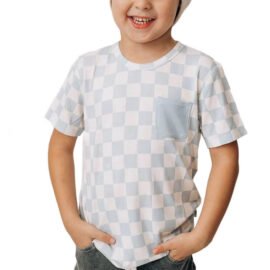 High Quality Comfortable & Breathable Fabric With Unique Checker Pattern Checkers Pocket Tee