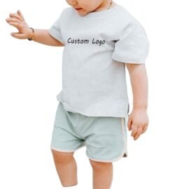 Wholesale simple soft tee 100% cotton t-shirt fashionable baby t-shirts