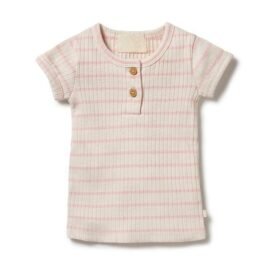 New design custom striped short sleeves kids printed t-shirts for baby girls and boys