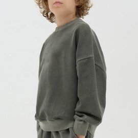 China Wholesale Customise Acid Washed Kids Hoodie