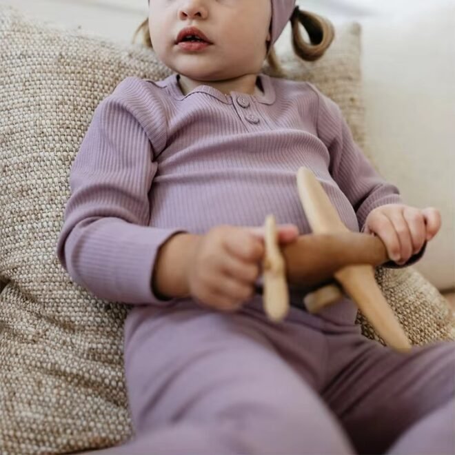 Custom100% Organic Cotton Baby Leggings - Image 3