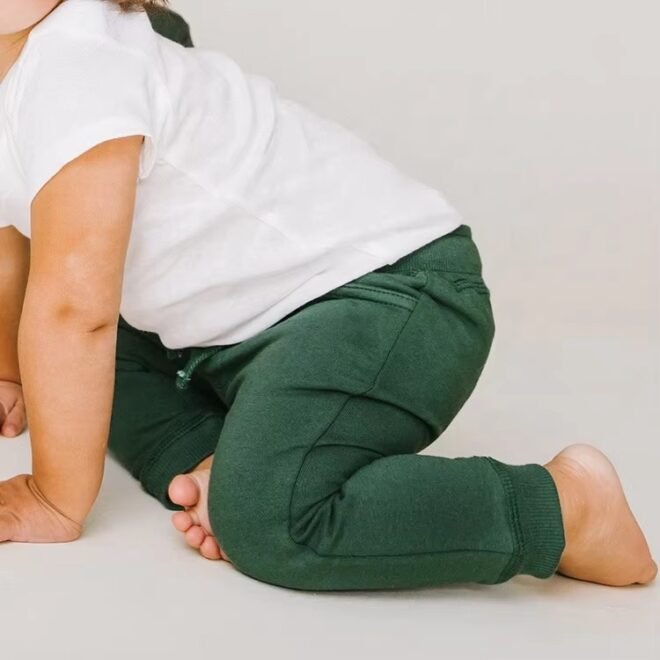 Factory custom stretch casual kids joggers - Image 2