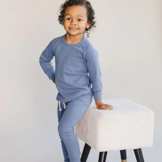 Custom Boys clothing sets two-piece set kids tracksuits - Image 2