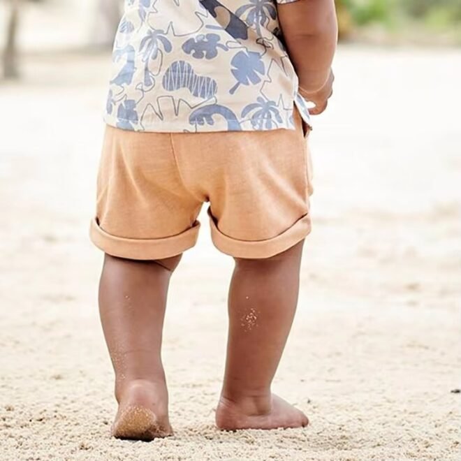 China Factory Custom Cotton Soft Boy Shorts - Image 2