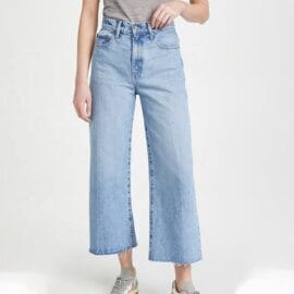 OEM comfortable mid waist bell bottoms denim pants ankle solid flare women’s jean