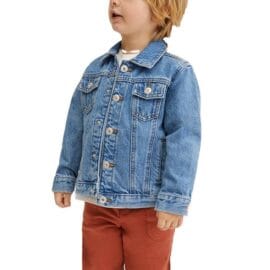 Custom 100% Cotton Toddler Unisexv Kid’s Denim Jacket