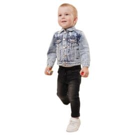 Custom Ripped Soft Comfortable Cotton Denim Boys Jackets