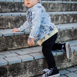 Latest Toddler Soft Stretch Kid’s Jean Pants Unisex Slim Fit Black Denim Jeans For Boys