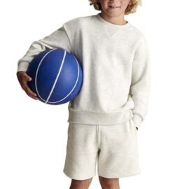 Factory Supply Golden Supply Sweatshirt & Shorts Sports Combo for Boys Clothes Set