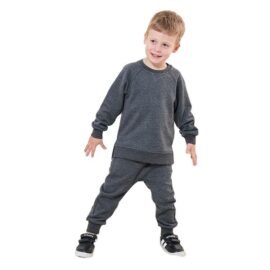 Wholesale Products Sweatshirts Set For Kids Casual Plain French Terry Boys Clothing Set