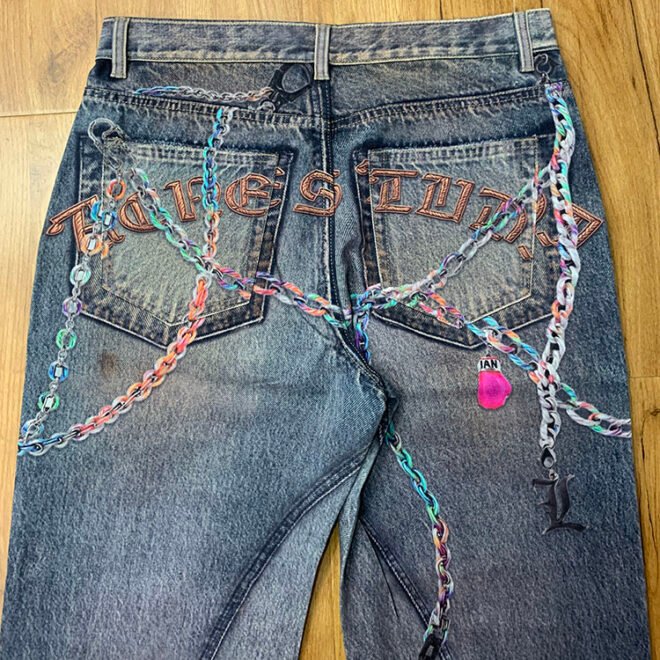 Custom Digital Printed Denim Jean for Men - Image 4