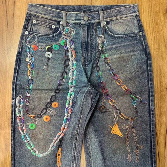 Custom Digital Printed Denim Jean for Men - Image 2