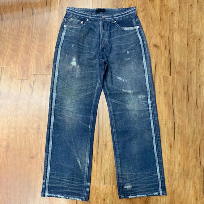 Customize Digital printing Denim Jean OEM