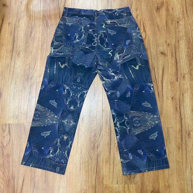 Custom Full Digital Printing Denim Pant - Image 2