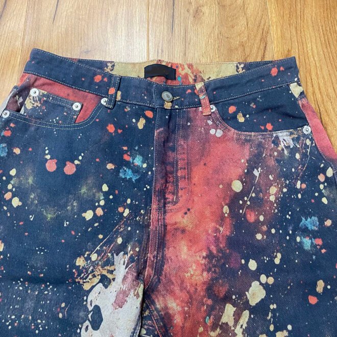 Custom Full 3D Digital Printed Men Denim Jean - Image 3