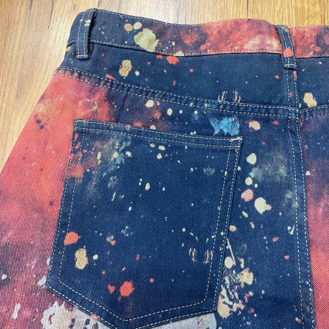 Custom Full 3D Digital Printed Men Denim Jean - Image 4