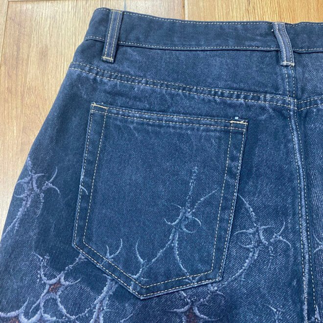 Custom 3D Full Digital Printing Denim Jean For Men - Image 6