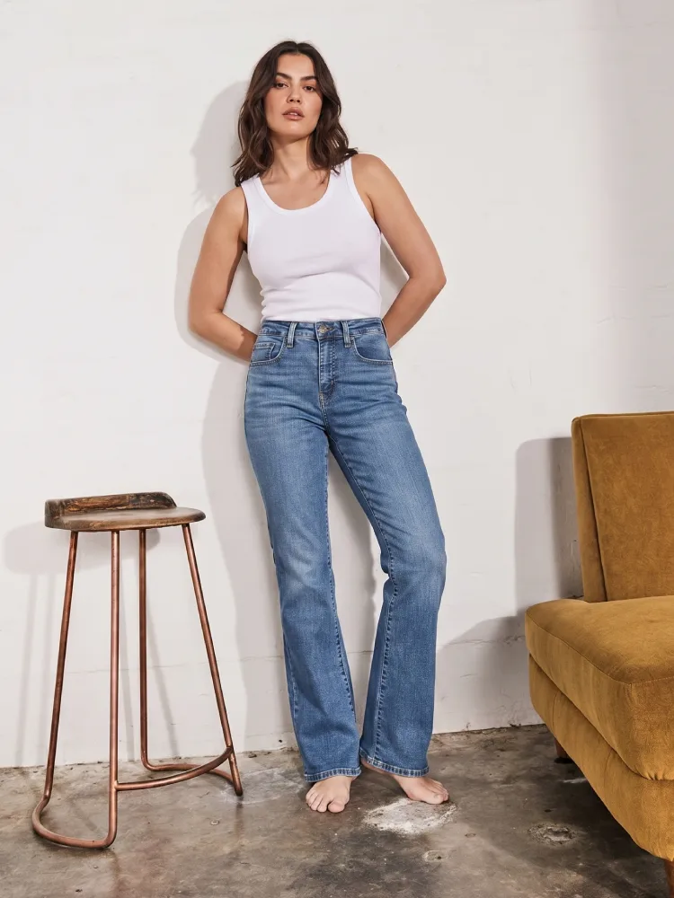 womens bootcut denim jeans