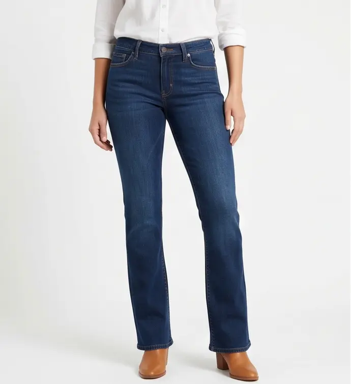 Bootcut Denim Jeans (1)