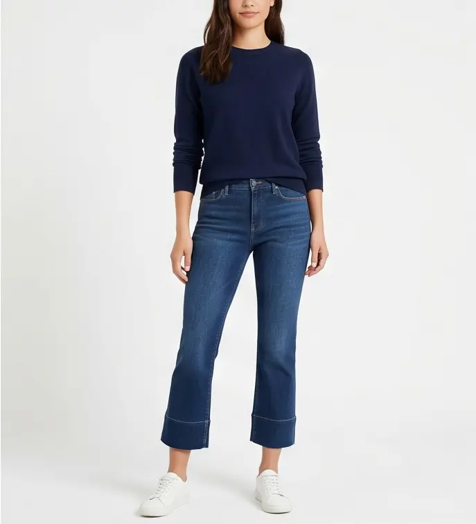 Bootcut Denim Jeans (6)