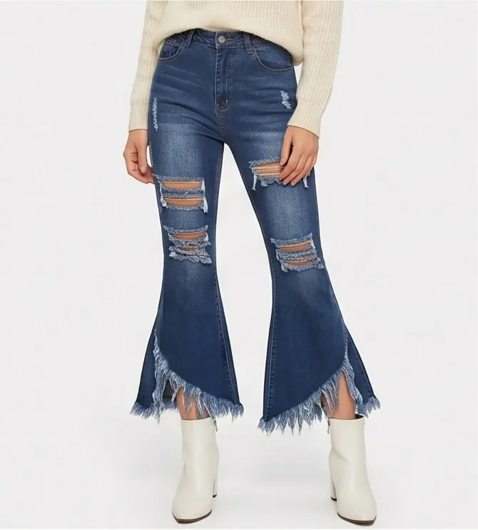 Dark Wash Extreme Flare Jeans