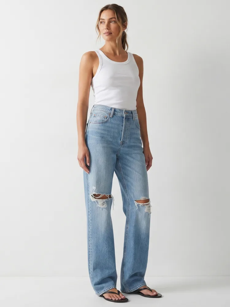 ripped denim jeans womens