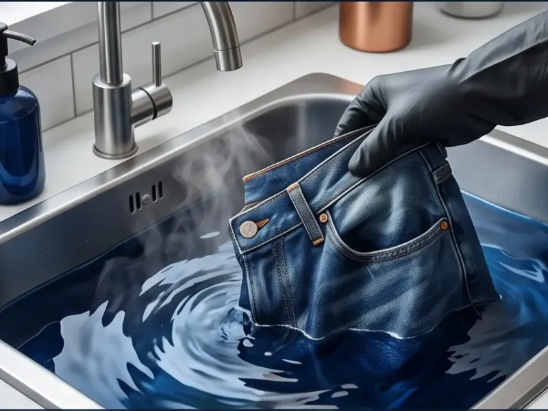 dye jeans