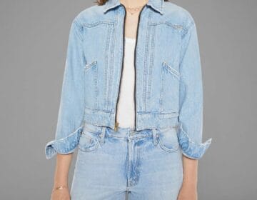 Casual Women Denim Jacket with Zipper (2)