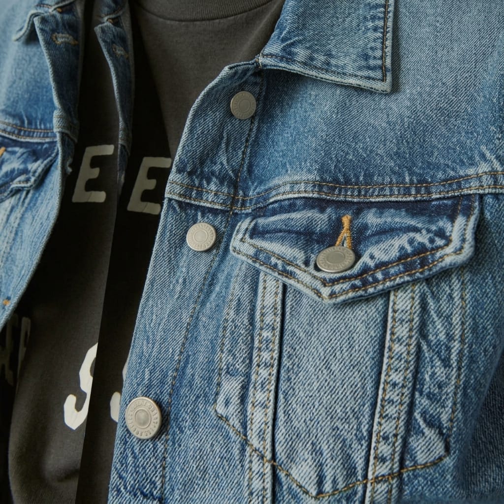 Cropped Women Denim Jacket (2)
