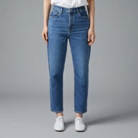 Custom Embroidered Logo Women’s Denim Jeans