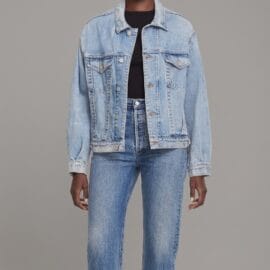 Drop Shoulder Vintage Oversize Denim Jacket