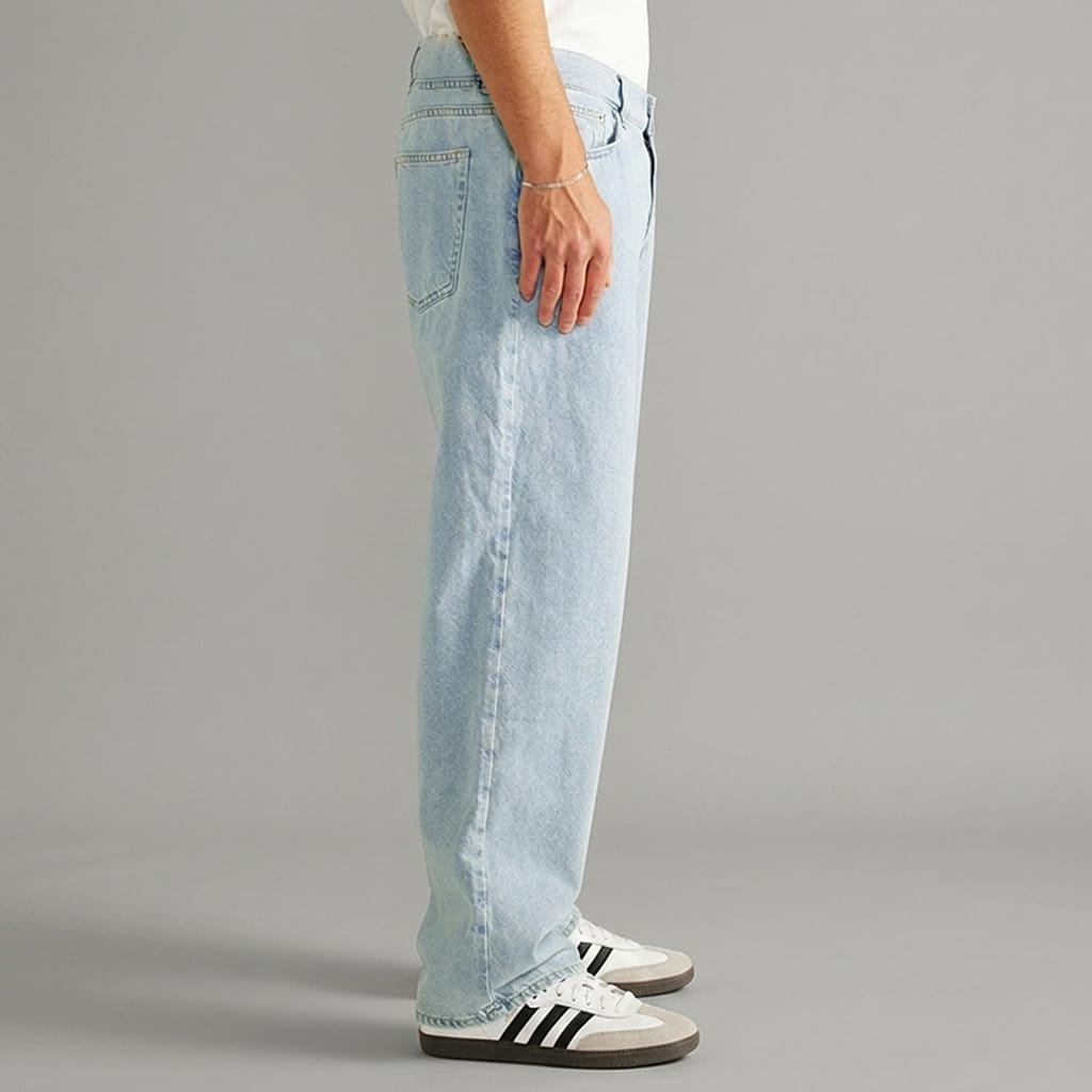 Loose Fit 100% Cotton Designer Jeans for Men (3)