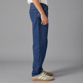 Loose Fit Navy Blue Denim Mens Jeans