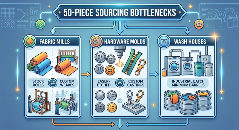 50 pieces sourcing bottle checks