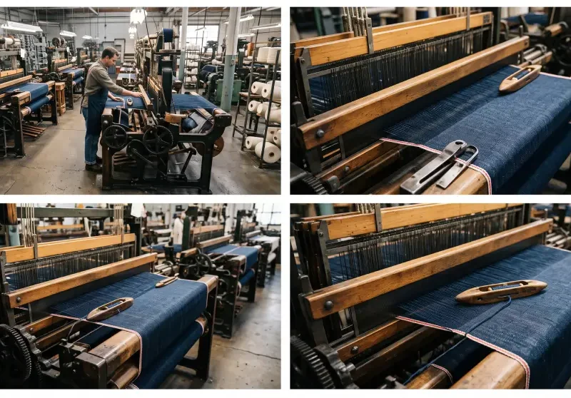 vintage shuttle loom selvedge denim weaving(1)