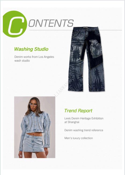 Selected preview page from the September Denim Trending Report